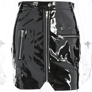 leather skirts