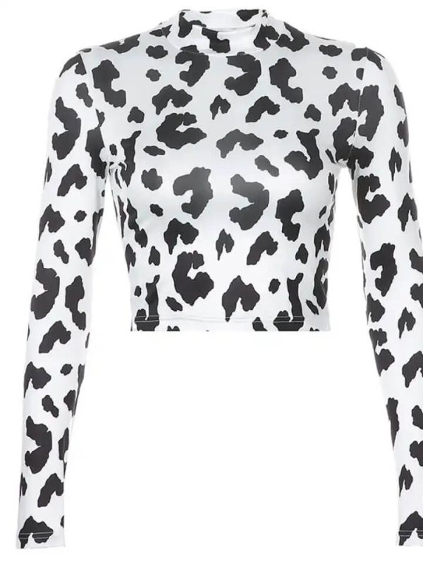 Long sleeve animal print