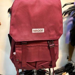 maroon bag