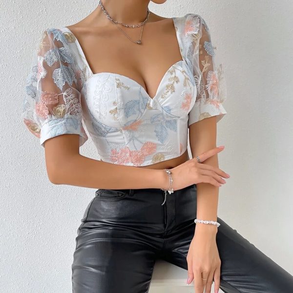 French floral top