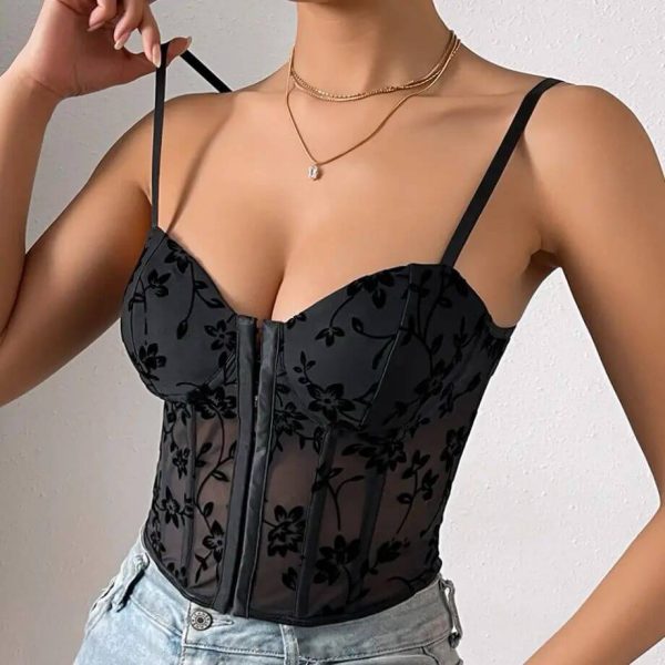 Lace corset top