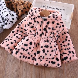 Girls fur jacket