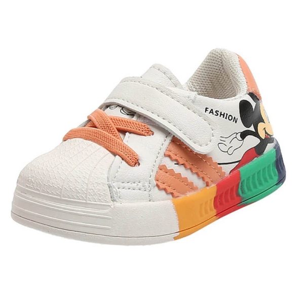 Mickey mouse girls sneakers.