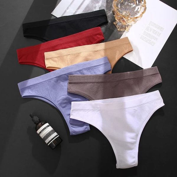 Ribbed cotton  underwear