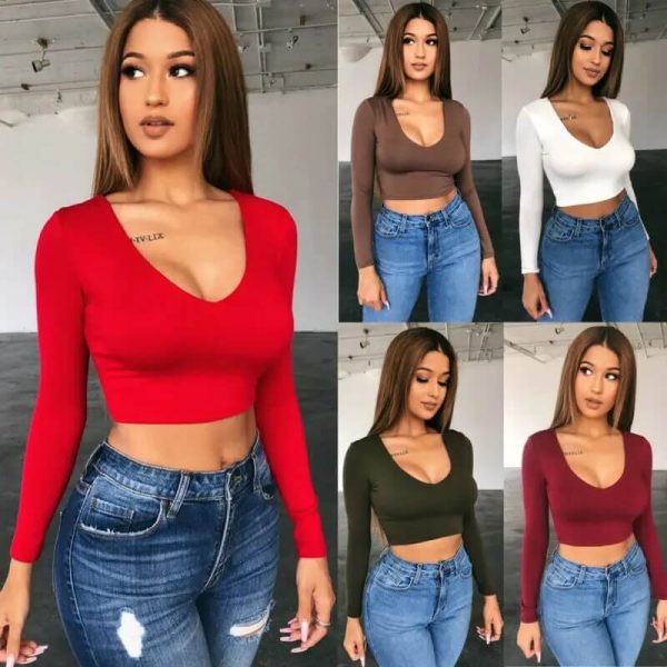 Hallow neck silk crop top