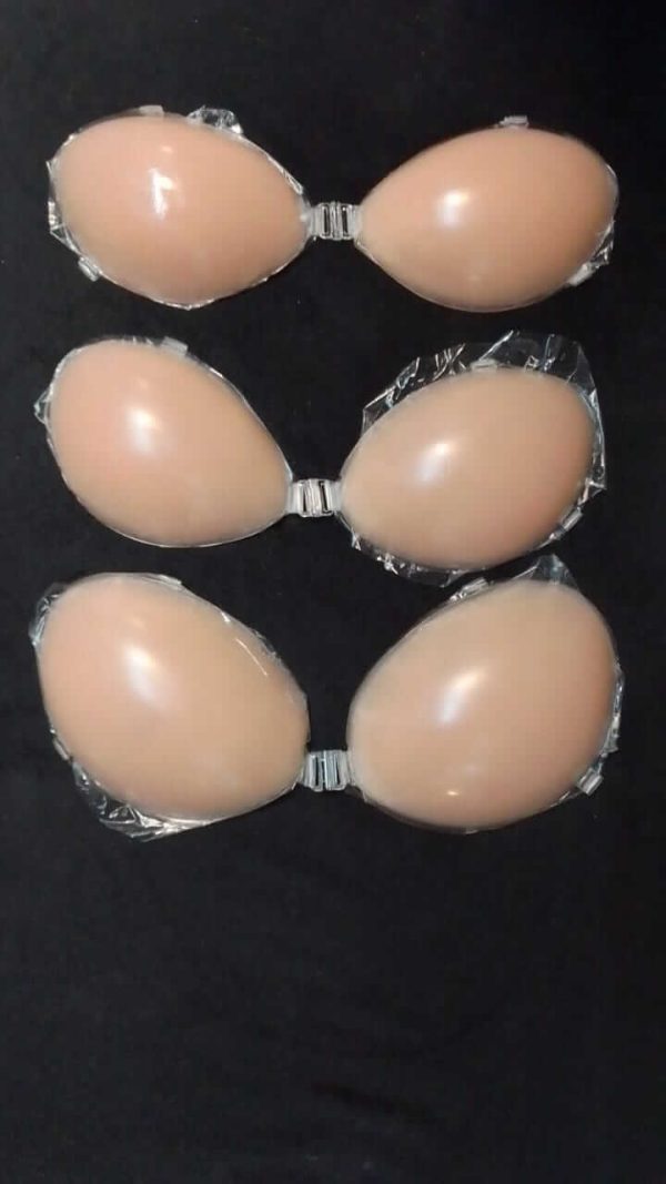 Seamless silicon bra