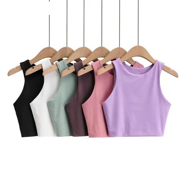 Silk crop vest