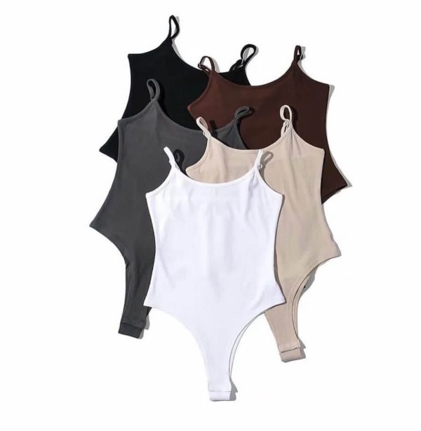 Thin straps bodysuit