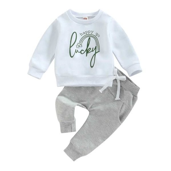 Happy go lucky baby outfit