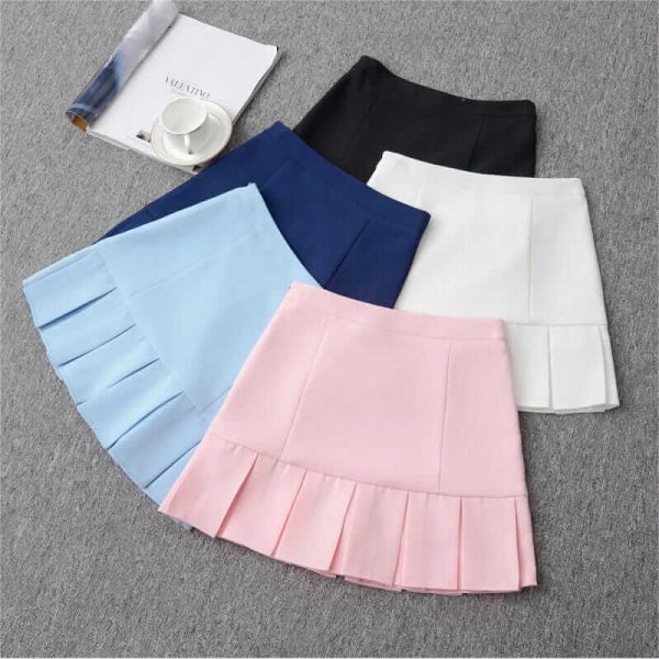 Sweet pleated skirt