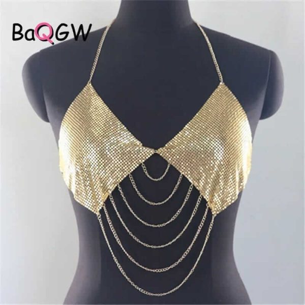 Halterneck rhinestone top