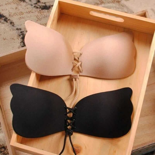String silicone bra