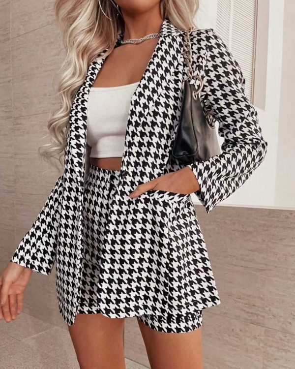 Tweed two piece
