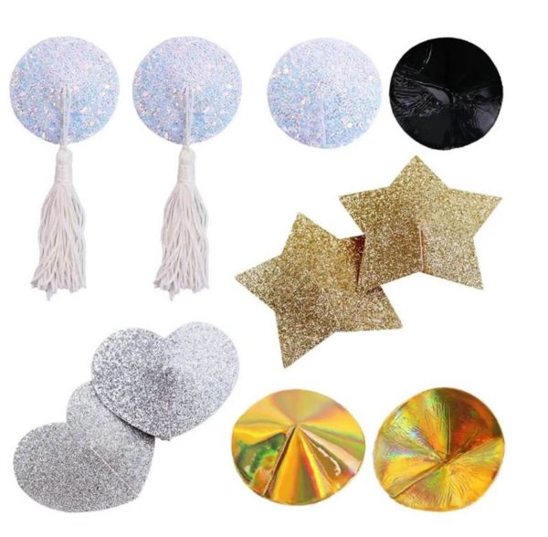 Glitter nipple covers