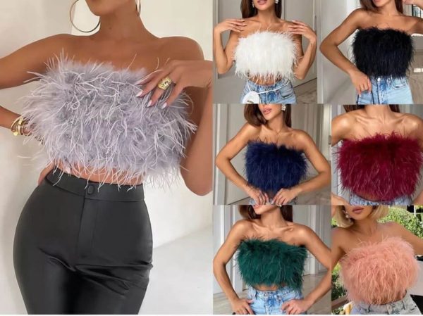 Furr crop top
